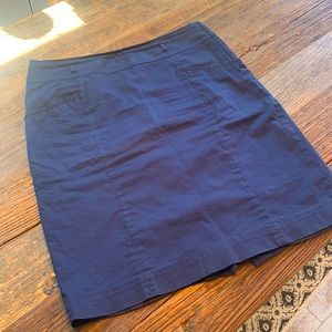 Navy blue pencil skirt 12